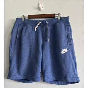 Nike Sportswear Mens XL Blue Tech Fleece Shorts pockets 8' inseam